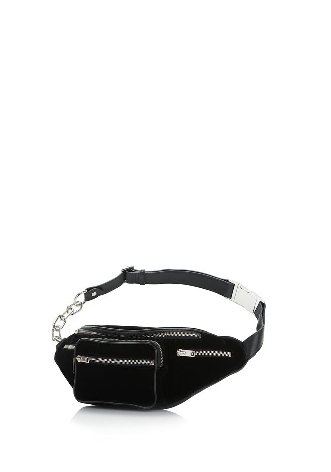 Alexander Wang ‎ATTICA FANNY PACK IN BLACK VELVET ‎ ‎Shoulder Bag ...