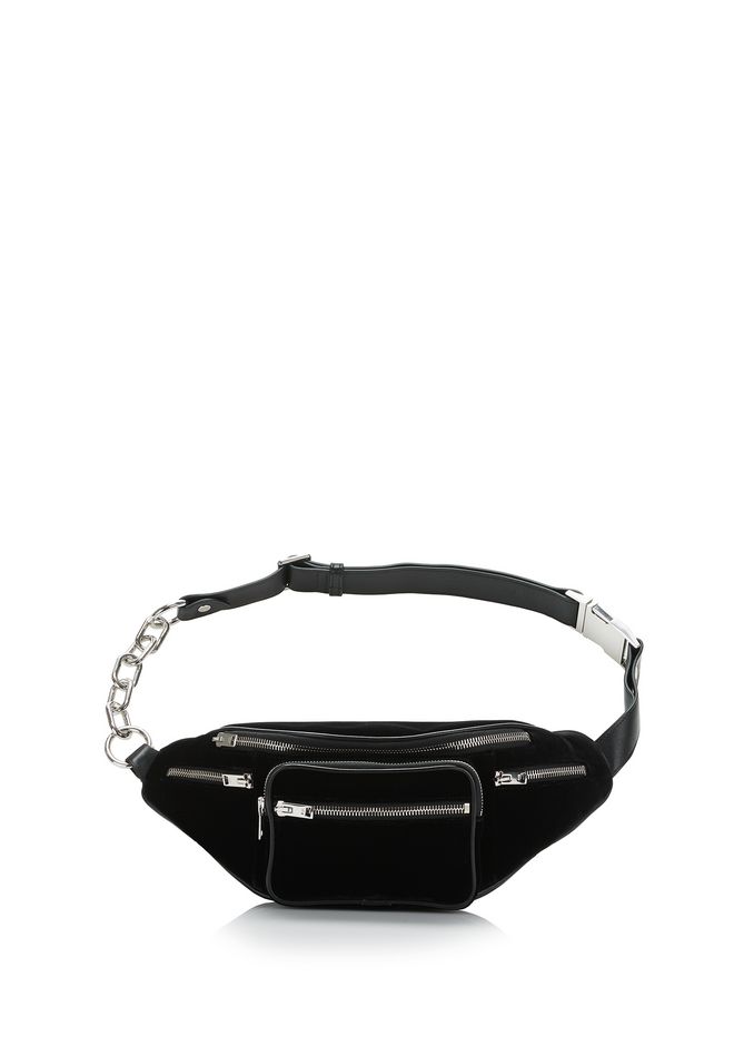 Alexander Wang ‎ATTICA FANNY PACK IN BLACK VELVET ‎ ‎Shoulder Bag ...