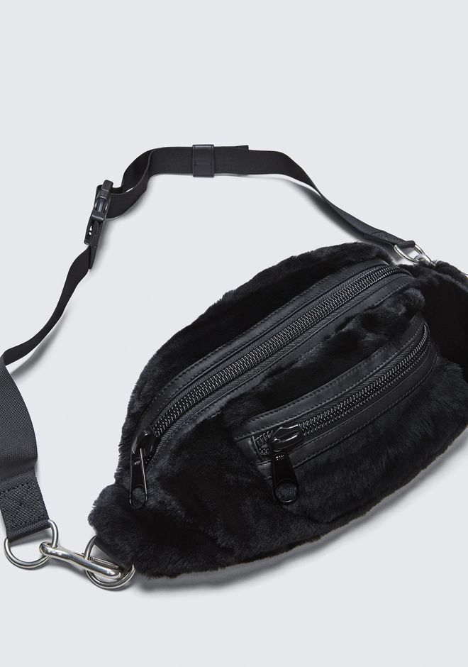 Alexander Wang ‎SHEARLING PRIMARY FANNY PACK WITH BOXCHAIN STRAP ...