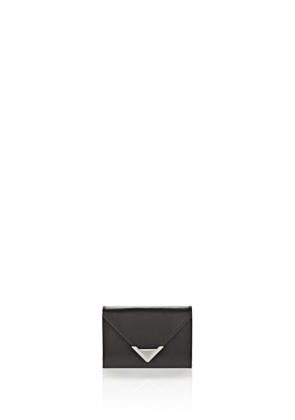 Alexander Wang ‎PRISMA SKELETAL CARD HOLDER IN BLACK ‎ ‎SMALL LEATHER