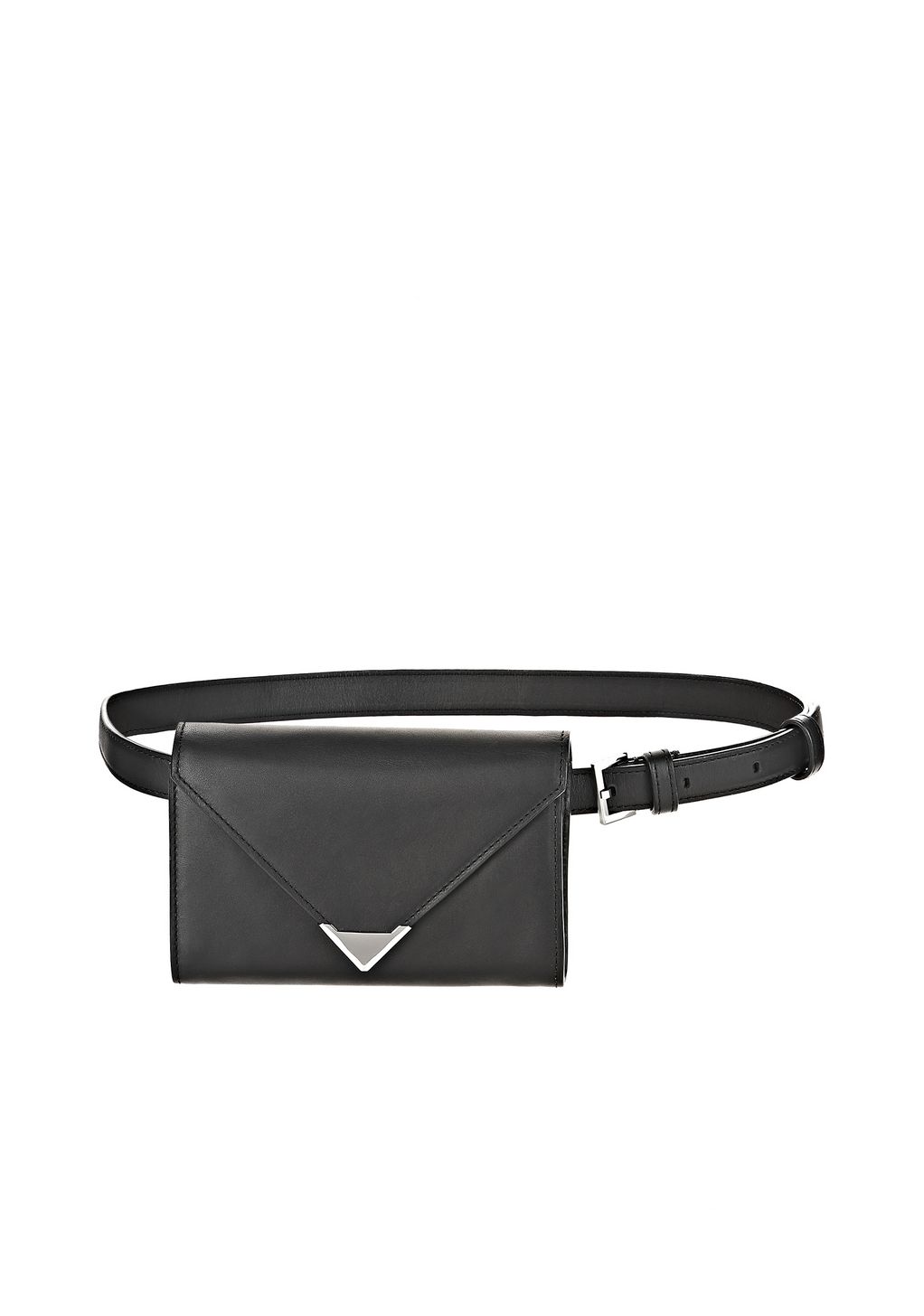 Alexander Wang ‎PRISMA BELT BAG IN BLACK WITH RHODIUM ‎ ‎SMALL LEATHER GOOD‎ | Official Site