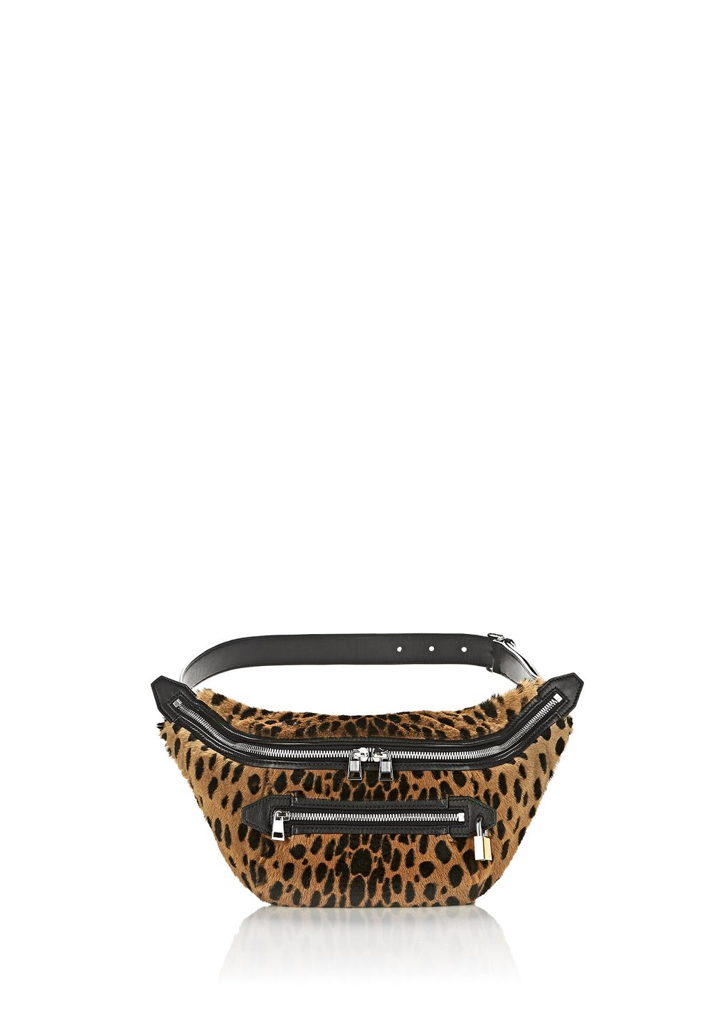 Alexander Wang ‎PADLOCK FANNYPACK IN CHEETAH PRINTED SHEARLING ...