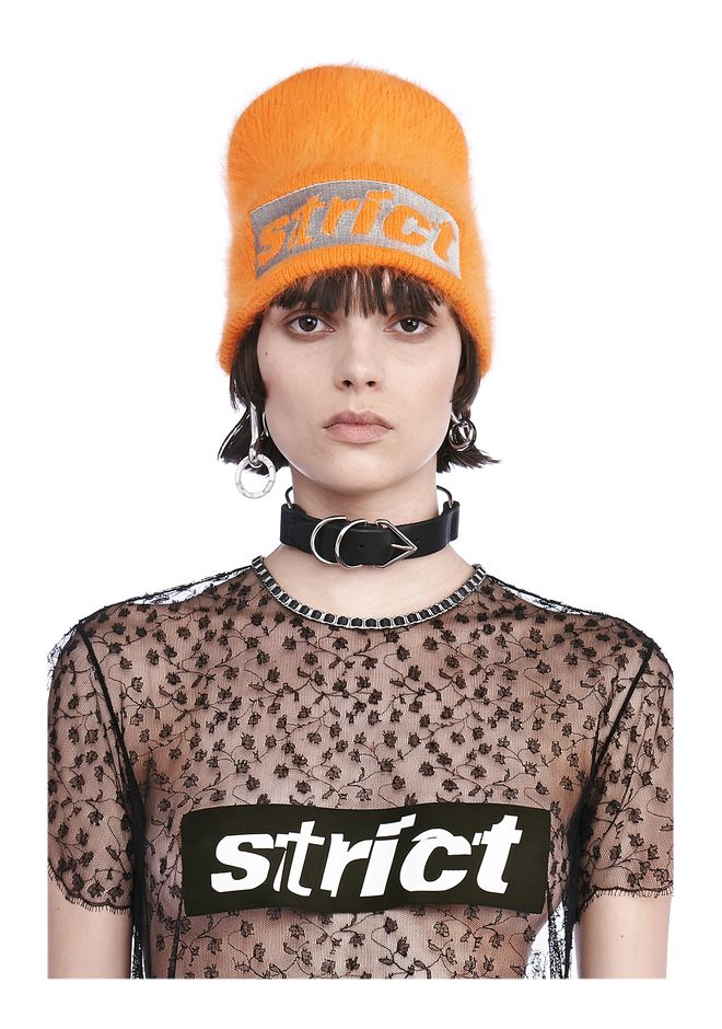 Alexander Wang ‎RIBBED BEANIE WITH EMBROIDERY GRAPHIC ...