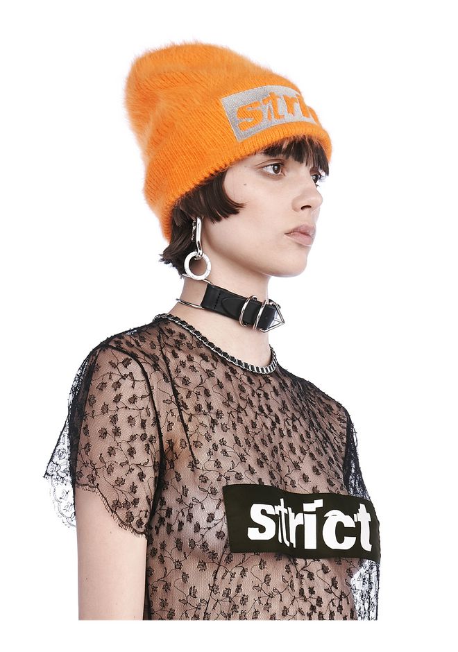 Alexander Wang ‎RIBBED BEANIE WITH EMBROIDERY GRAPHIC ...