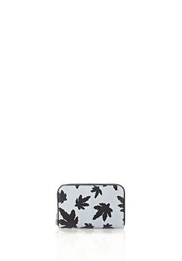 Alexander Wang ‎FUMO CONTINENTAL WALLET IN LEAF PRINTED PALE BLUE ...