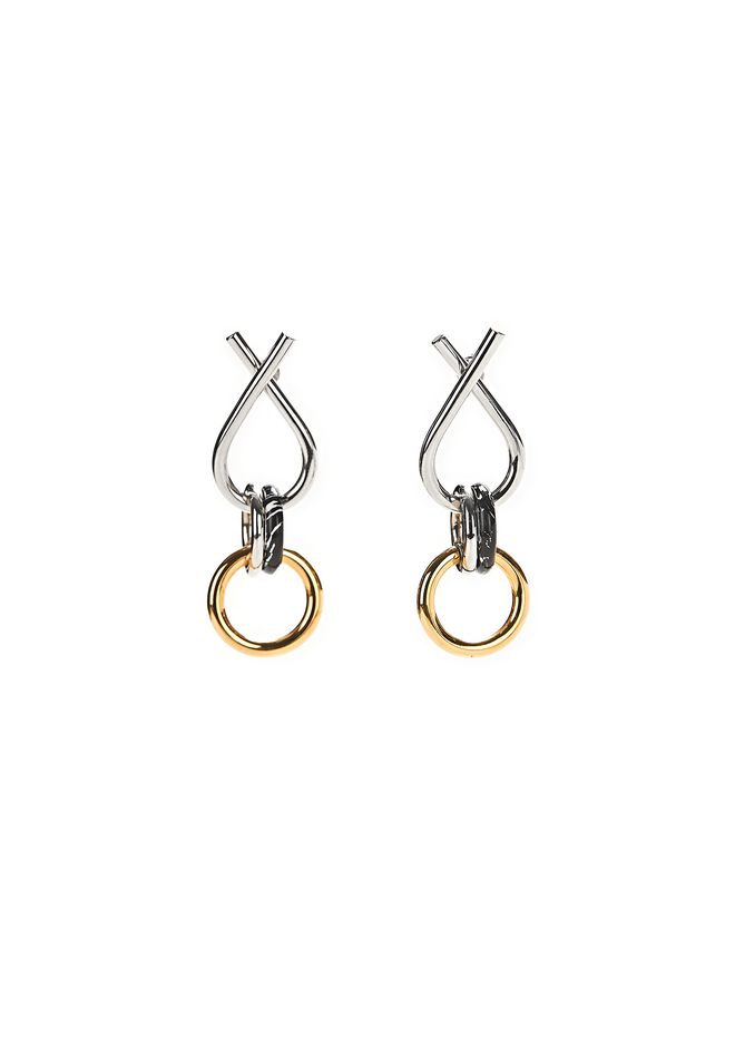 Alexander Mixed Metal X Earrings Jewellery Official Site Alexander Mixed Metal X Earrings Jewellery 12 N F